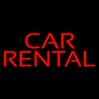 Car Rental Neonreclame