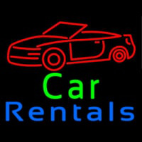Car Rentals Neonreclame