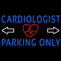 Cardiologist Parking Only Neonreclame
