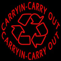 Carry In Carry Out Neonreclame