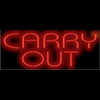 Carry Out Barbeque Neonreclame