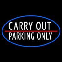 Carry Out Parking Only Neonreclame