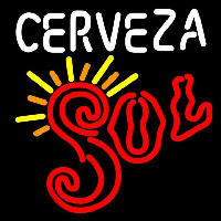 Cerveza Sol Sun Rays Neonreclame