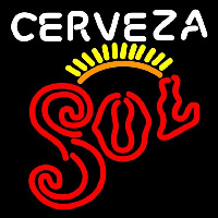 Cerveza Sol Sun Rays Neonreclame