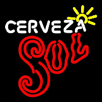 Cerveza Sol Sun Rays Neonreclame