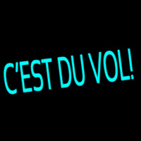 Cest Du Vol Neonreclame