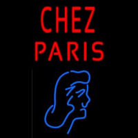Chez Paris With Girl Neonreclame