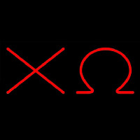Chi Omega Neonreclame