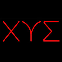 Chi Upsilon Sigma Neonreclame