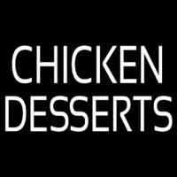 Chicken Desserts Neonreclame