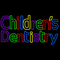 Childrens Dentistry Neonreclame