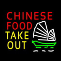 Chinese Food Take Out Boat Neonreclame