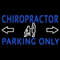 Chiropractor Parking Only Neonreclame