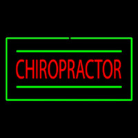 Chiropractor Rectangle Green Neonreclame