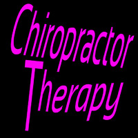 Chiropractor Therapy Neonreclame