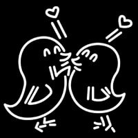Christian Wedding Bird Neonreclame