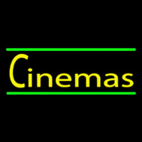 Cinemas With Green Line Neonreclame