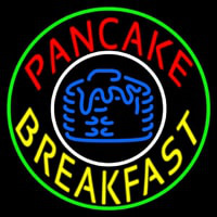 Circle Pancake Breakfast Neonreclame