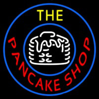 Circle The Pancake Shop Neonreclame