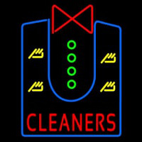 Cleaners With Shirt Neonreclame