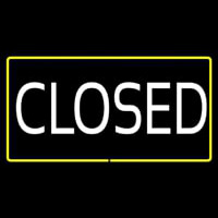 Closed Rectangle Yellow Neonreclame