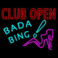 Club Open Bada Bing Neonreclame