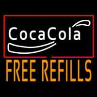 Coca Cola Free Refills Neonreclame