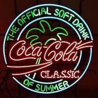 Coca Cola Neon Clock Neonreclame