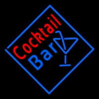 Cocktail Bar With Wine Neonreclame