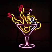 Cocktail Bier Bar Open Neonreclame