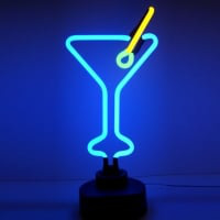 Cocktail Glass Destop Neonreclame