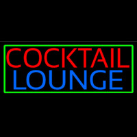 Cocktail Lounge With Green Border Neonreclame