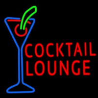 Cocktail Lounge With Martini Neonreclame