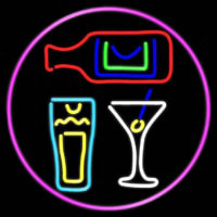 Cocktails Bar Open Real Neon Glass Tube Neonreclame
