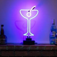 Cocktails Glass Desktop Neonreclame