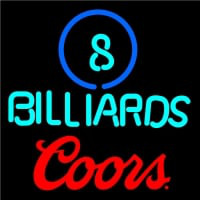 Coors Ball Billiards Pool Neon Beer Sign Neonreclame