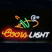 Coors Duck Bier Bar Open Neonreclame
