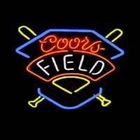 Coors Field Bier Bar Open Neonreclame
