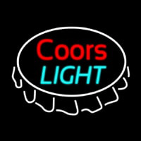 Coors Light Bottle Cap Beer  Neonreclame