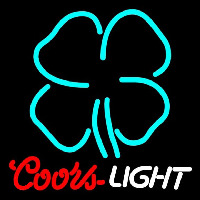 Coors Light Clover Beer Sign Neonreclame