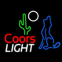 Coors Light Coyote Neonreclame