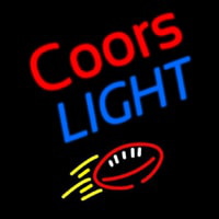 Coors Light Football Beer Neonreclame