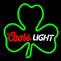 Coors Light Green Clover Beer Sign Neonreclame