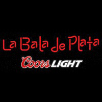 Coors Light La Bala de Plata Beer Real Neon Glass Tube Neonreclame