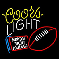 Coors Light Monday Night Football Neonreclame