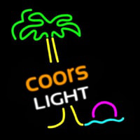 Coors Light Palm Tree Neonreclame