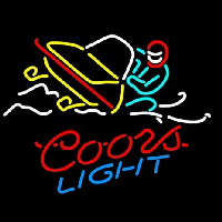 Coors Light Snowmobile Neonreclame