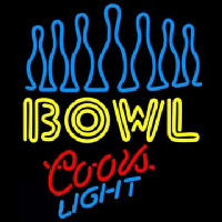 Coors Light Ten Pin Bowling Neonreclame