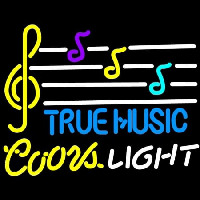 Coors Light True Music Neonreclame