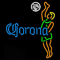 Corona Ball Volleyball boy Beer Sign Neonreclame